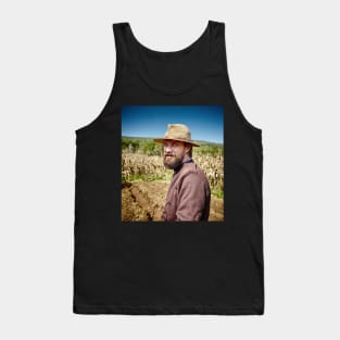 Young farmer closeup portrait outdoor Tank Top